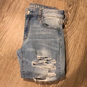 Ripped American eagle jeans